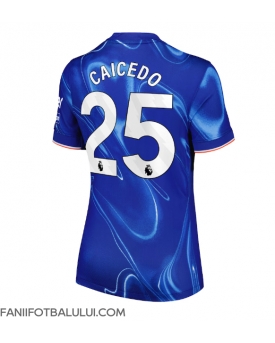 Chelsea Moises Caicedo #25 Tricou Fotbal Replică 2024-25 Femei Acasa